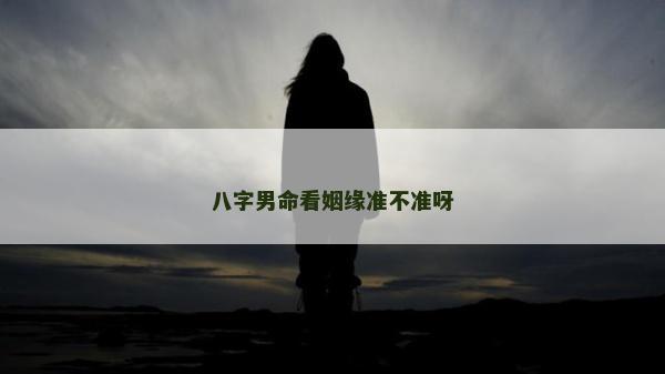 八字男命看姻緣準不準呀