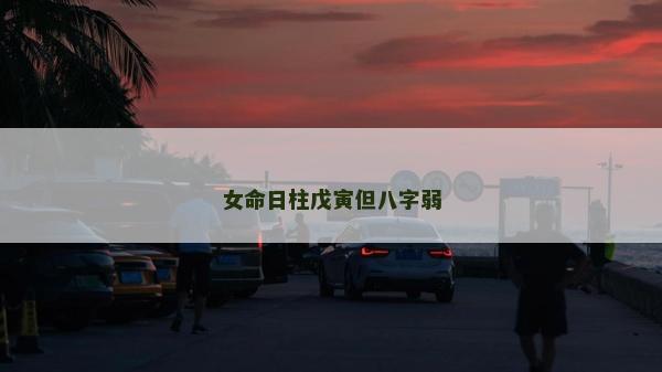 女命日柱戊寅但八字弱
