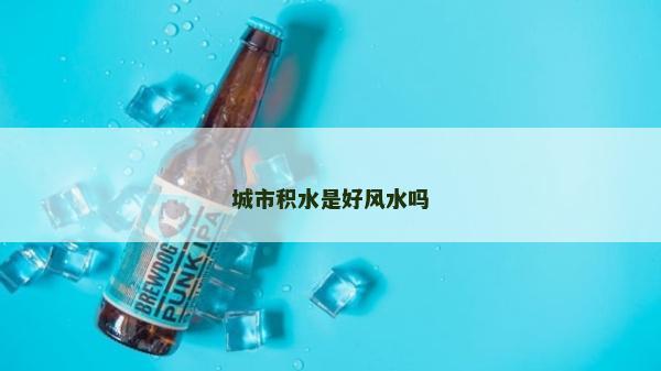 城市積水是好風水嗎
