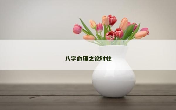 八字命理之論時柱