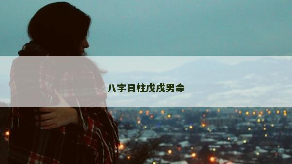 八字日柱戊戌男命