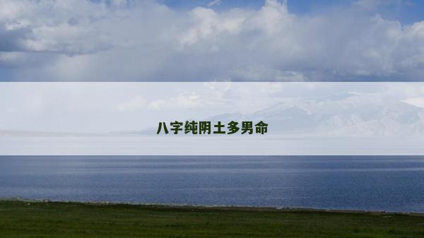 八字純陰土多男命 八字純陰土多男命