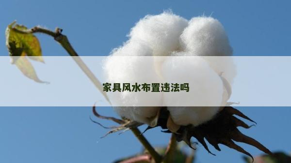 家具風(fēng)水布置違法嗎