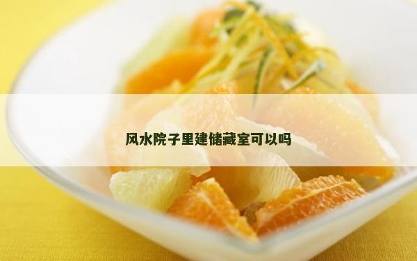 風水院子里建儲藏室可以嗎