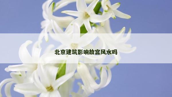 北京建筑影響故宮風水嗎