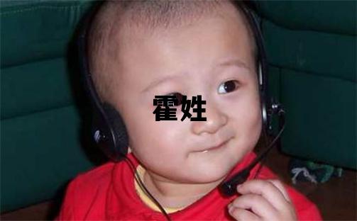 霍姓有智慧才氣的男孩名字,取什么名字好